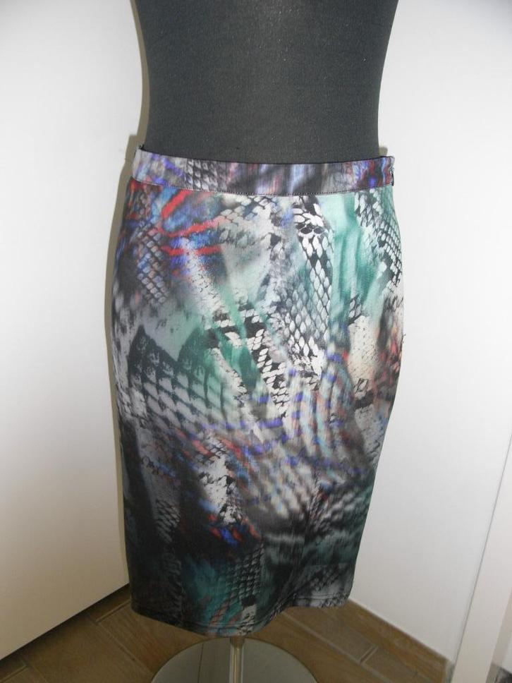 TAIFUN gevoerde rok/skirt mt 36/38 blauw/groen/paars/zwart, Kleding | Dames, Rokken, Nieuw, Maat 36 (S), Overige kleuren, Ophalen of Verzenden
