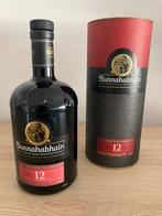 Lege whiskey-fles Bunnahabhain 12jr met koker, Ophalen of Verzenden, Zo goed als nieuw