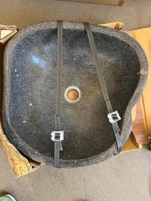 wasbak van natuursteen (rockq), Doe-het-zelf en Verbouw, Sanitair, Nieuw, Wastafel, Steen, Ophalen of Verzenden