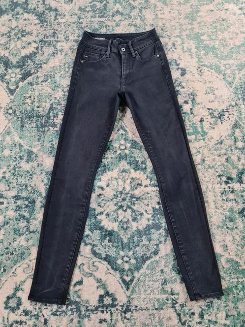 G-star shape high super skinny W26 L30 WMN Tulsi2630 Zwart, Kleding | Dames, Spijkerbroeken en Jeans, Zo goed als nieuw, W27 (confectie 34) of kleiner
