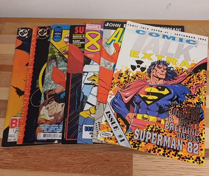 7 vintage strips van Superman / Batman - DC Comic / Marvel, Boeken, Strips | Comics, Gelezen, Meerdere comics, Europa, Ophalen of Verzenden