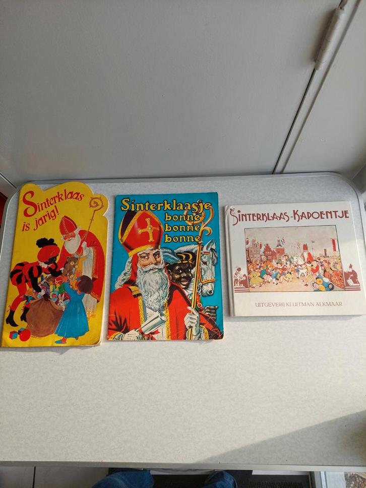 Set van 3 vintage Sinterklaas liederen boekjes., Diversen, Sinterklaas, Zo goed als nieuw, Ophalen of Verzenden
