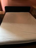 Slattum bed Ikea 160x200, Huis en Inrichting, Ophalen, Zwart, Tweepersoons, 200 cm