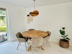 Ronde houten eettafel - 140cm, Huis en Inrichting, Tafels | Eettafels, Ophalen, Gebruikt, 100 tot 150 cm, Rond
