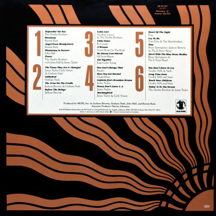 lp,Various – No Nukes, Cd's en Dvd's, Vinyl | Rock, Gebruikt, Poprock, Ophalen of Verzenden