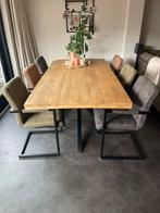 Mangohouten meubelset (eet- & salontafel, dressoir, stoelen), Ophalen