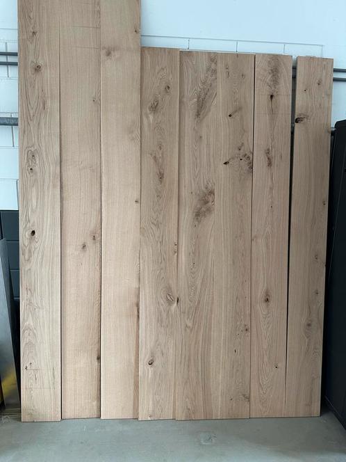 Massief eiken planken voor vensterbank 230cm breed 20mm dik, Doe-het-zelf en Verbouw, Platen en Panelen, Nieuw, Hout, 20 tot 50 mm