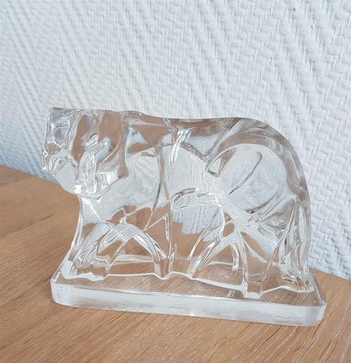 Baccarat tijger door Charles Chevalier, Antiek en Kunst, Kunst | Designobjecten, Ophalen of Verzenden