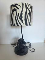 Aap lamp inclusief lamp, Huis en Inrichting, Lampen | Tafellampen, Ophalen of Verzenden, Zo goed als nieuw, Stof, Minder dan 50 cm