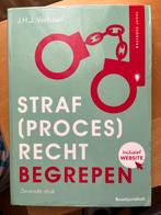 Straf(proces)recht begrepen (geplastificeerd), Ophalen of Verzenden, J.H.J. Verbaan, Zo goed als nieuw