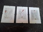 3 ingekleurde etsen van Martien Versteeg, handgesigneerd, Ophalen of Verzenden