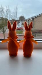 2 Nieuwe oranje paashaasjes, Ophalen of Verzenden, Nieuw