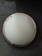 Plafondlamp, Huis en Inrichting, Lampen | Plafondlampen, Ophalen, Zo goed als nieuw, Glas, Modern