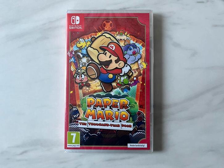 Paper Mario The Thousand Year Door - Switch 1&2 (sealed), Spelcomputers en Games, Games | Nintendo Switch, Nieuw, Role Playing Game (Rpg)