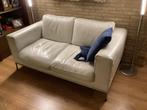 Witte Ikea leren bank - nette staat, Huis en Inrichting, Ophalen, Gebruikt, 150 tot 200 cm, Tweepersoons