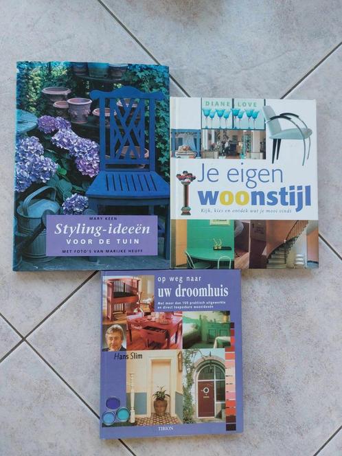 3 boeken huis / tuin., Boeken, Wonen en Tuinieren, Gelezen, Ophalen