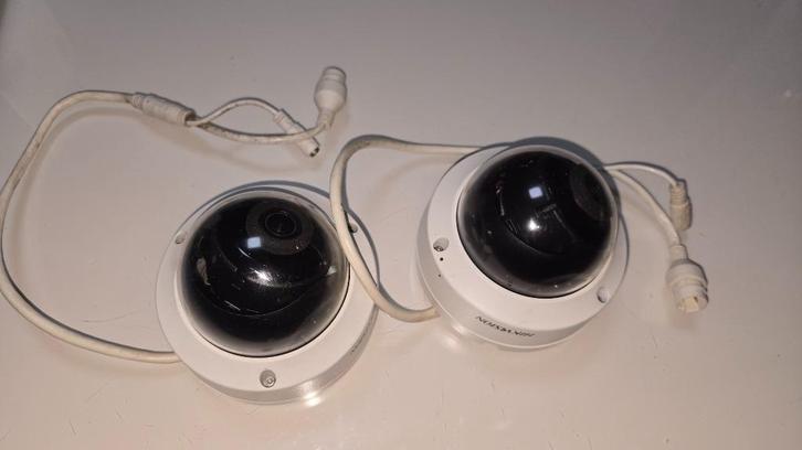 2x hikvision 8mp 2.8mm poe  type ds-2cd2185fwd-l, Audio, Tv en Foto, Videobewaking, Gebruikt, Buitencamera, Ophalen