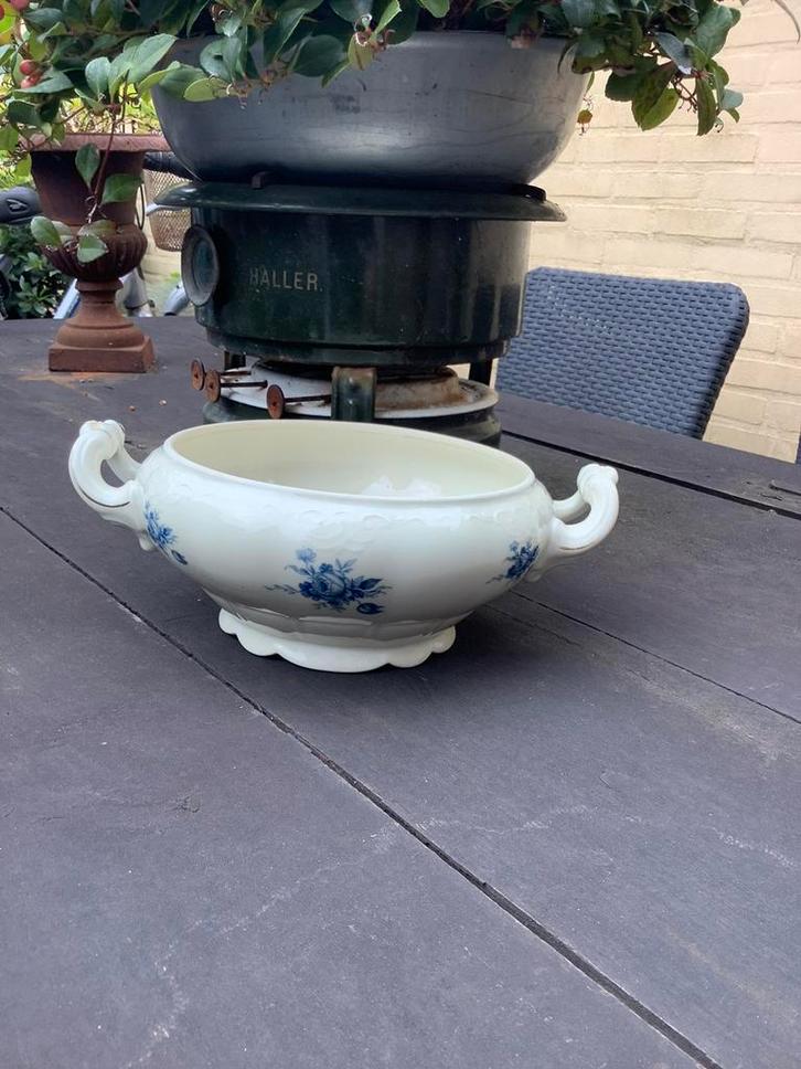 Brocante Kahla terrine, Antiek en Kunst, Curiosa en Brocante, Ophalen of Verzenden