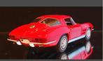 Chevrolet Corvette C2 1963 Welly 1:24, Ophalen of Verzenden, Nieuw, Auto, Welly