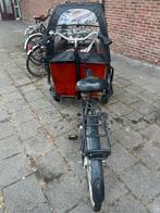 Baboe Big Bakfiets met regenhoes, Fietsen en Brommers, Fietsen | Bakfietsen, Gebruikt, Huif, 2 kinderen, Ophalen
