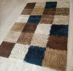 Mooi patchwork vloerkleed, Ophalen, Bruin, 100 tot 150 cm, Zo goed als nieuw