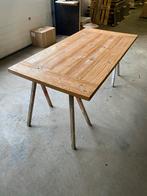 Eiken Tafelblad - 180x90cm, Gebruikt, Eikenhout, Vijf personen of meer, 150 tot 200 cm