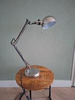 Metalen bureaulamp, Gebruikt, Ophalen of Verzenden, Minder dan 100 cm, Metaal