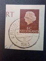 KRUININGEN 2 op briefstukje, Ophalen of Verzenden, Gestempeld