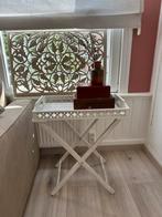 Witte butler tray, Ophalen, 55 tot 75 cm, 60 cm of meer, Rechthoekig