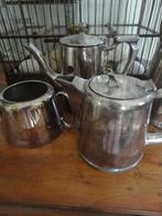 oude verzilverde THEEPOT met LEWISS erin gegraveerd / no. 2, Antiek en Kunst, Ophalen of Verzenden