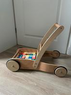 Pinolino loopwagen, Kinderen en Baby's, Speelgoed | Houten speelgoed, Ophalen, Zo goed als nieuw, Duw- of Trekspeelgoed