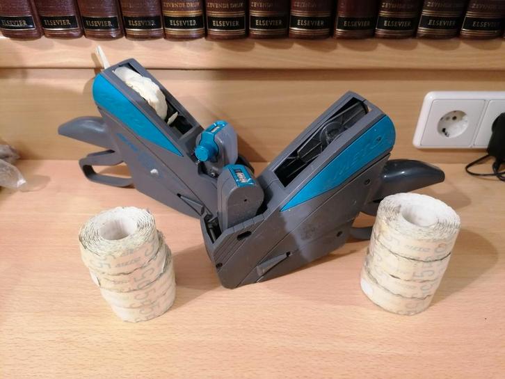 2 Meto Prijstangen (622 & 822) - Gebruikt, Goede Staat, Antiek en Kunst, Antiek | Kantoor en Zakelijk, Ophalen of Verzenden