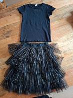 Feestelijk setje maat 134/140 - rok met shirt, Kinderen en Baby's, Kinderkleding | Maat 134, Meisje, Nieuw, Ophalen of Verzenden