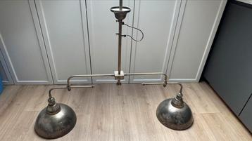 Dubbele zilveren plafondlamp beschikbaar voor biedingen