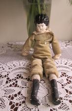 Vintage Porseleinen Pop Poppenkop 10,5 cm en 42 cm lang, Ophalen of Verzenden, Gebruikt, Pop
