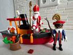 PLAYMOBIL 5206 STOOMBOOT VAN SINTERKLAAS EN ZWARTE PIET, Kinderen en Baby's, Speelgoed | Playmobil, Ophalen of Verzenden, Zo goed als nieuw