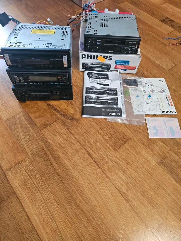 Vintage Autoradio Collectie - Pioneer, JVC, Kenwood, Philips, Auto diversen, Autoradio's, Gebruikt, Ophalen of Verzenden