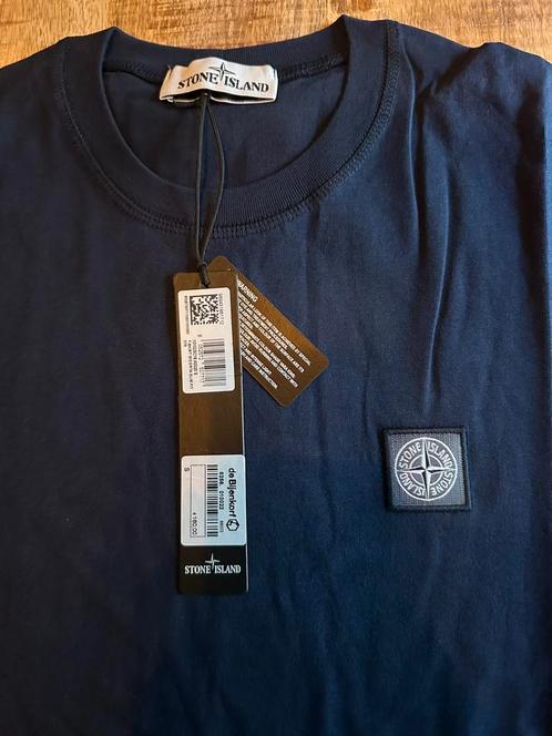 NIEUW! Stone Island t-shirt marineblauw - S, Kleding | Heren, T-shirts, Nieuw, Blauw, Ophalen of Verzenden