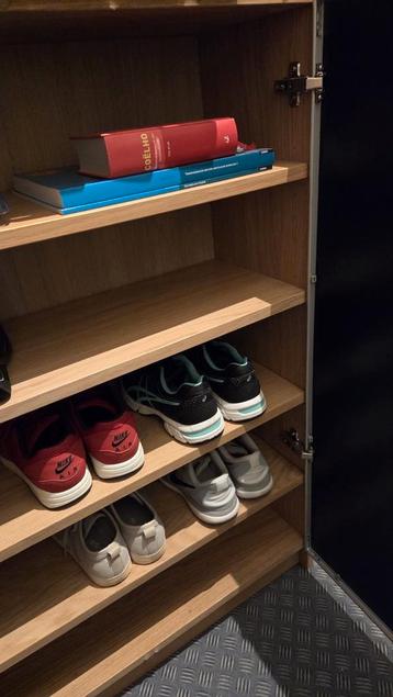 BILLY / OXBERG boekenkast met melkglazen deuren – eiken - afbeelding 2