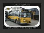Foto Busvervoer Leyland Den Oudsten Veonn 1980., Verzamelen, 1980 tot heden, Foto, Ophalen of Verzenden, Zo goed als nieuw
