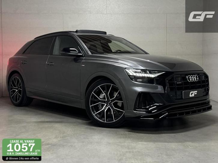Audi Q8 55 TFSI Quattro S-Line Black Edition RS-Seats Pano, Auto's, Audi, Bedrijf, Te koop, Q8, 4x4, ABS, Achteruitrijcamera, Adaptive Cruise Control