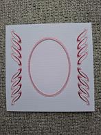 Handgemaakte Geborduurde Kaart, Ophalen of Verzenden, Nieuw, Overige thema's