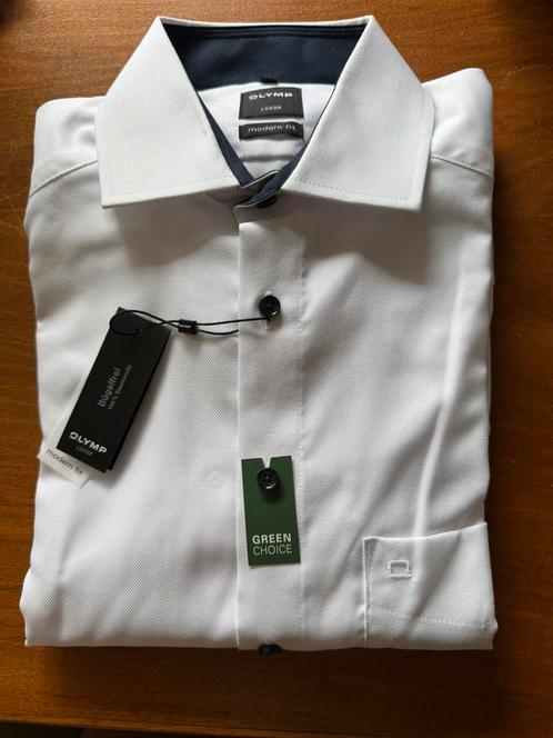 Nieuw overhemd van Olymp Luxor, boordmaat 39, Kleding | Heren, Overhemden, Nieuw, Halswijdte 39/40 (M), Wit, Ophalen of Verzenden