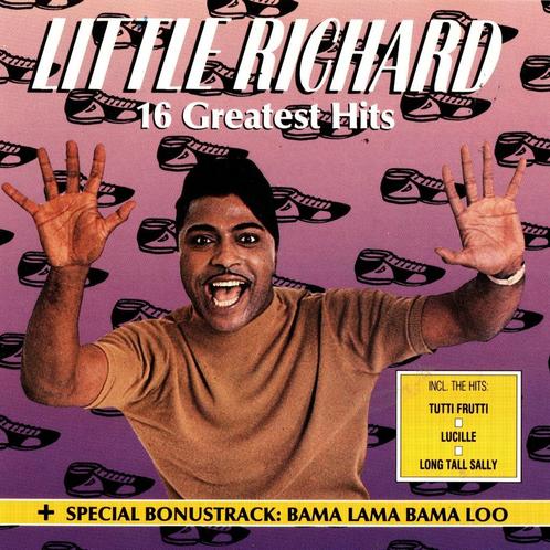 CD Little Richard - 16 Greatest Hits, Cd's en Dvd's, Cd's | Rock, Zo goed als nieuw, Rock-'n-Roll, Ophalen of Verzenden