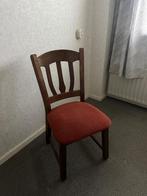 4 eiken stoelen, Huis en Inrichting, Stoelen, Ophalen, Gebruikt, Overige kleuren, Vier