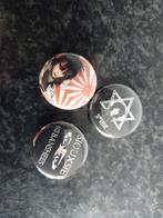 Set van 3 Buttons - Siouxsie and the Banshees, Ophalen of Verzenden, Gebruikt, Overige onderwerpen, Button