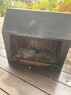 Hangende open houthaard GRATIS OPHALEN!, Huis en Inrichting, Haarden, Ophalen, Zo goed als nieuw, Vrijstaande haard, Houthaard