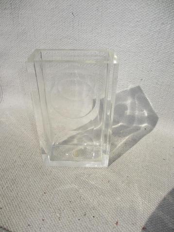 Vintage Guzzini plexiglas vaas design Fabio Manlio Ciocca beschikbaar voor biedingen