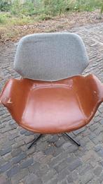 Gratis Afhalen : 5 Vintage Eetkamer Stoelen, Ophalen, Metaal, Gebruikt, Bruin