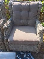 Mooie dikke kussenset voor 1 grote wicker tuinstoel, Ophalen of Verzenden, Zo goed als nieuw